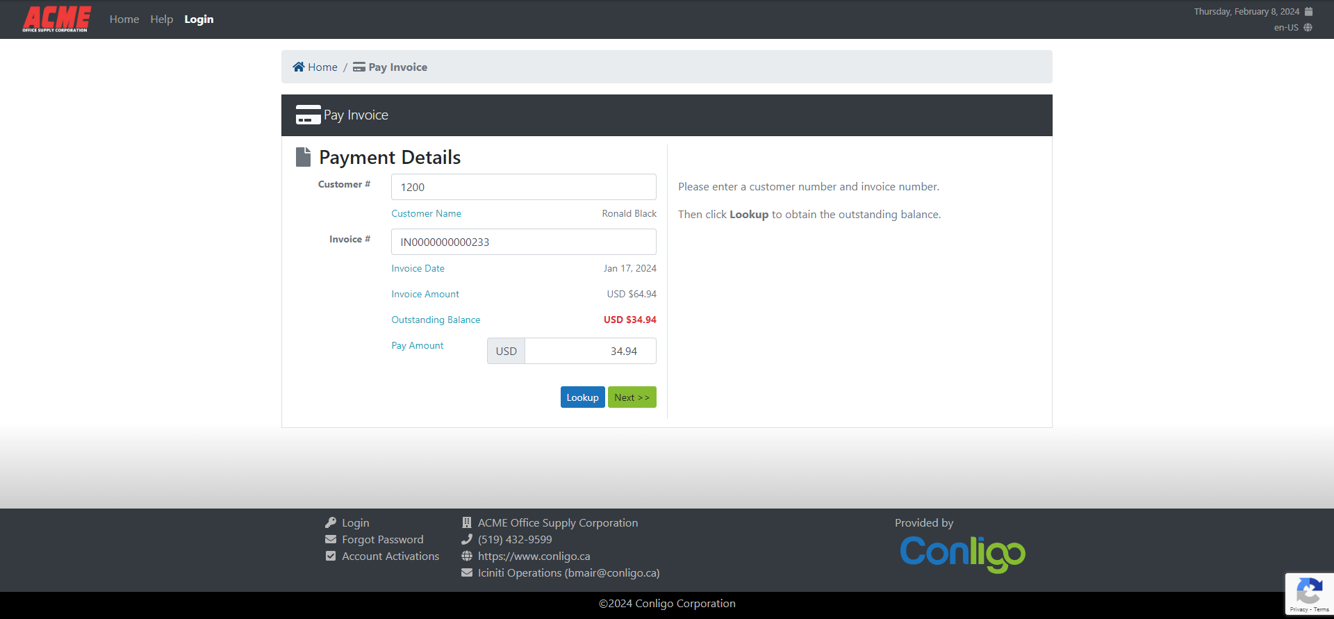 QuickPay | Conligo Seamless Sage 300 payments