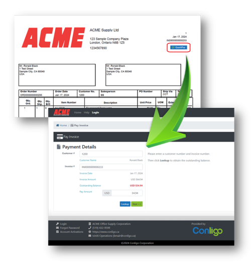 QuickPay | Conligo Seamless Sage 300 payments